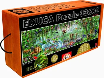 puzzle Educa Divočina 33600 dílků