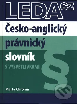 Slovník Česko-anglický právnický slovník