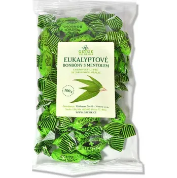 Grešík Eukalyptové bonbóny 500 g Bonbon Grešík Eukalyptové bonbóny 500 g
