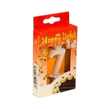 Dortová svíčka Svíčka dortová -7- krabička 70mm (7912)