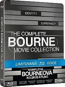 Sběratelská edice filmů Blu-ray Kompletní Bourneova kolekce - steelbook 4 disky