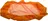 Kaarsgaren Nepropustné froté prostěradlo 41 x 90 cm, oranžové