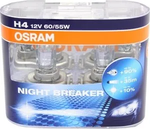 Autožárovka OSRAM 12V H4 60/55W night breaker ultimated (2ks) Duo-box