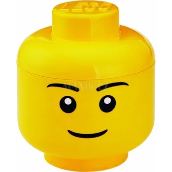 úložný prostor na hračky LEGO Box hlavy chlapce velikost L