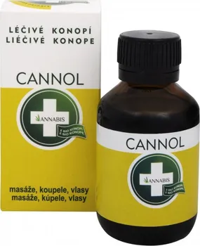Masážní přípravek Annabis Cannol konopný olej 