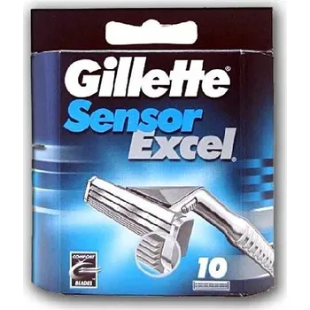 Gillette Sensor Excel náhradní hlavice 10 ks