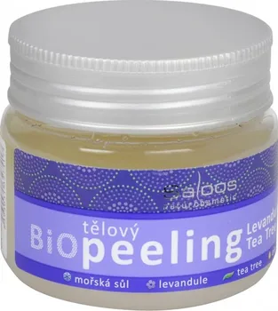 Tělový peeling Saloos Bio Levandule Tea Tree tělový peeling 140 ml