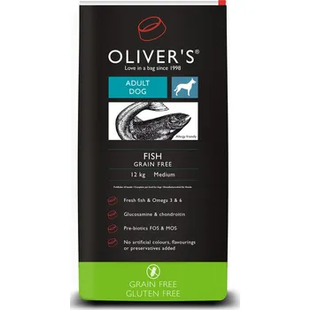 Krmivo pro psa OLIVER'S Adult Dog Fish Grain Free Medium