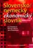 Slovník Slovensko - nemecký ekonomický slovník