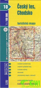 Český les, Chodsko turistická mapa 1:100 000