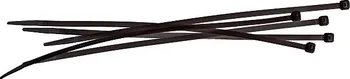 Stahovací páska Magg Stahovací pásky 4,8 x 200 mm černé 50 ks