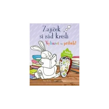 omalovánky Zajíček si rád kreslí - Vybarvi si příběh!