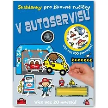 V autoservisu - Skládanky pro šikovné ručičky omalovánky V autoservisu - Skládanky pro šikovné ručičky