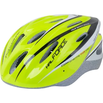 Cyklistická přilba Force Hal Fluorescent/Black 2015 