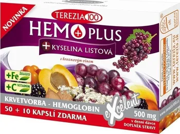 Terezia Company Hemo Plus + kyselina listová 60 cps.