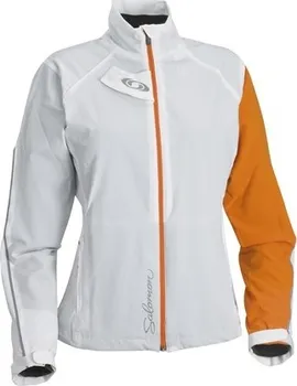 Salomon Momentum Softshell W bílá/oranžová softshell bunda