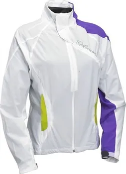 Dámská větrovka Salomon Nova Softshell W bílá/fialová softshell bunda