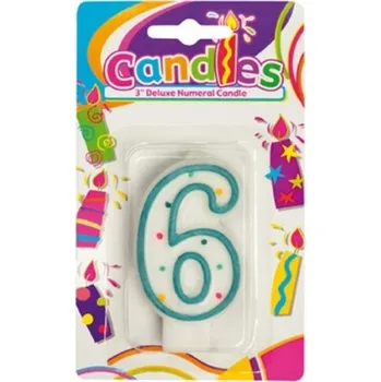 Idena Svíčka dortová "6"