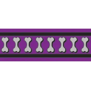 Vodítko pro psa Red Dingo reflexní přepínací vodítko 25 mm x 2 m