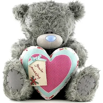 plyšák Me to You Medvídek 42 cm srdce You´re Amazing
