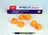 pingpongové míčky Míčky na stolní tenis SHIELD 4cm bezešvé oranžové 6ks 