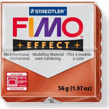 Modelovací hmota Staedtler Fimo Effect 56 g metalická měděná