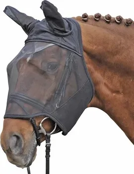 Koňská maska proti hmyzu Maska proti hmyzu HKM černá