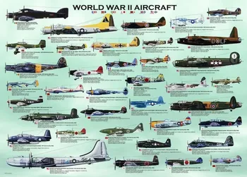 Puzzle Puzzle EuroGraphics Letadla 2. světové války 1000 dílků 