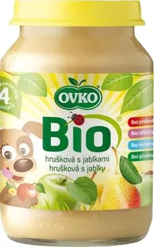 Dětská výživa hrušková s jablky OVKO 190g - BIO