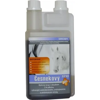 Krmivo pro koně Dromy Česnekový sirup 1 l