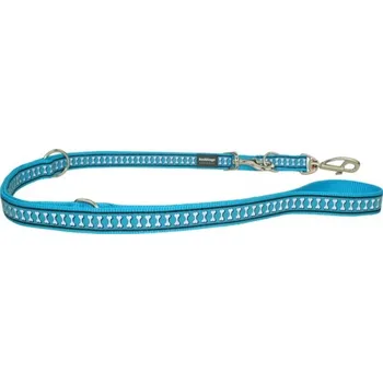 Red Dingo přepínací reflexní vodítko 25 mm x 1,8 m , tyrkysové