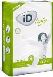 Inkontinenční vložka iD Light Mini set 20 ks