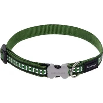 Obojek pro psa Red Dingo obojek reflexní 20 mm x 30 - 47 cm