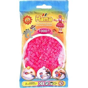 zažehlovací korálek Hama Beads Midi H207-32 neonové růžové 1000 ks