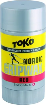 Lyžařský vosk Univerzální vosk TOKO Nordic Grip Wax 25g, červený