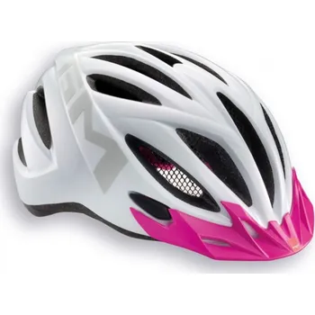 Cyklistická přilba Met 20 Miles bílá/růžová