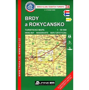 KČT 34 Brdy a Rokycansko 1:50 000