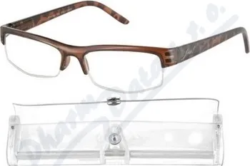 Brýle na čtení KEEN by American Way Brýle čtecí v etui +2.50 hnědé