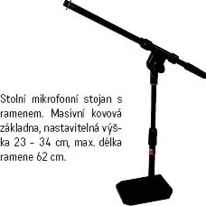 Mikrofonní stojan Stagg MIS-1112BK