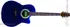 Akustická kytara Dimavery RB-300 Roundback, plamenová modrá