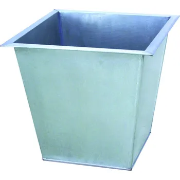 Květináč Europalms zinkový květináč hranatý 30 cm