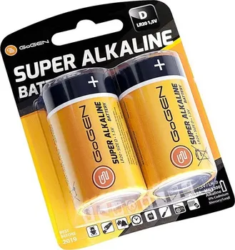 Článková baterie Gogen D Super Alkaline 2ks