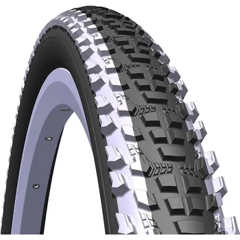 Plášť na kolo Rubena Ocelot V85 černý/bílý 29'' x 2,10''