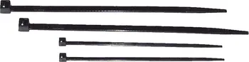 Stahovací páska Cimco Vázací pásky 4,8 x 200 mm černé 100 ks