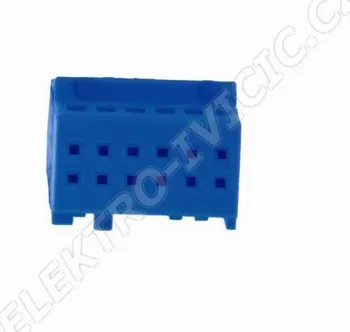 ISO konektor MOST 12-pinový plast konektoru modrý pro VW 2011-