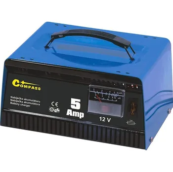 Nabíječka autobaterie Compass Metallic 5Amp 12V 60Ah 5A