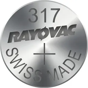 Článková baterie Knoflíková baterie do hodinek RAYOVAC 317