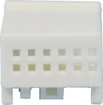 ISO konektor MOST plast. pouzdro 25.055/4 bílé