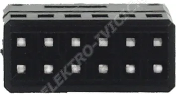 ISO konektor MOST 12-pinový plast konektoru