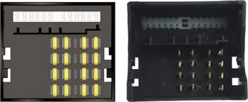 ISO konektor Anténní adaptér FAKRA+MOST konektor/DIN